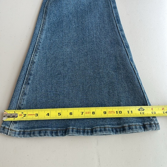 Elegant Dark Blue Flare Jeans by A LOVES A. - Picture 8 of 15